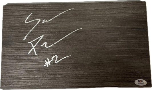 Scotty Pippen Jr. Signed Floorboard PSA/DNA Grizzlies