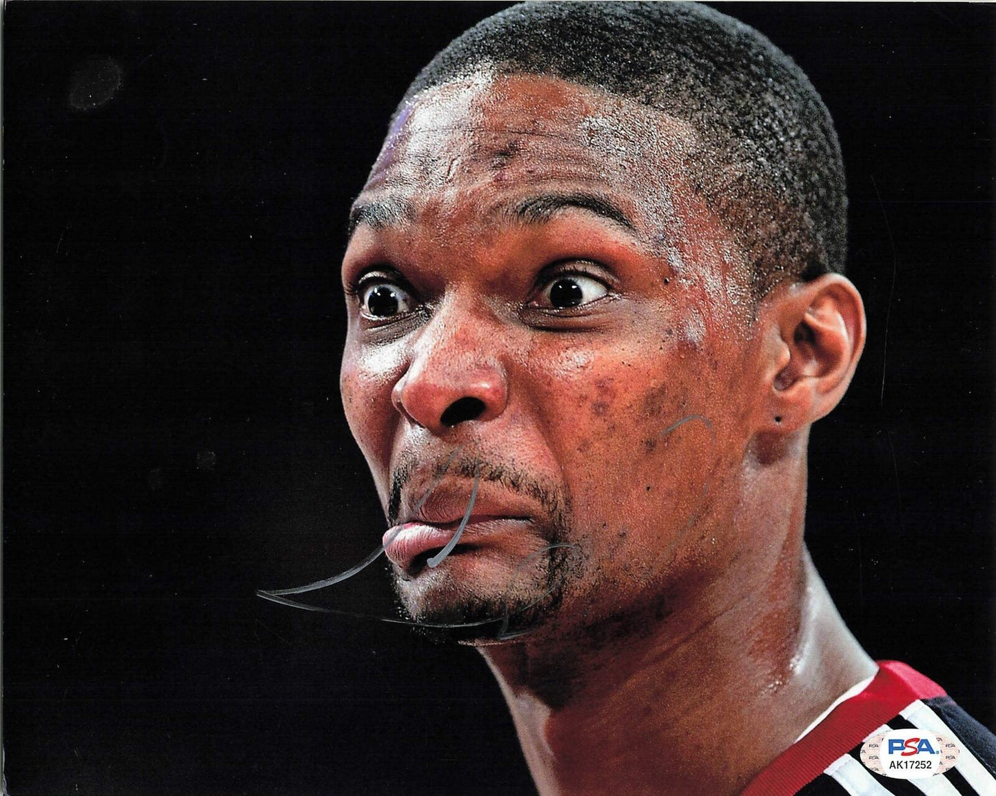 Chris Bosh signed 8x10 photo PSA/DNA Toronto Raptors Autographed