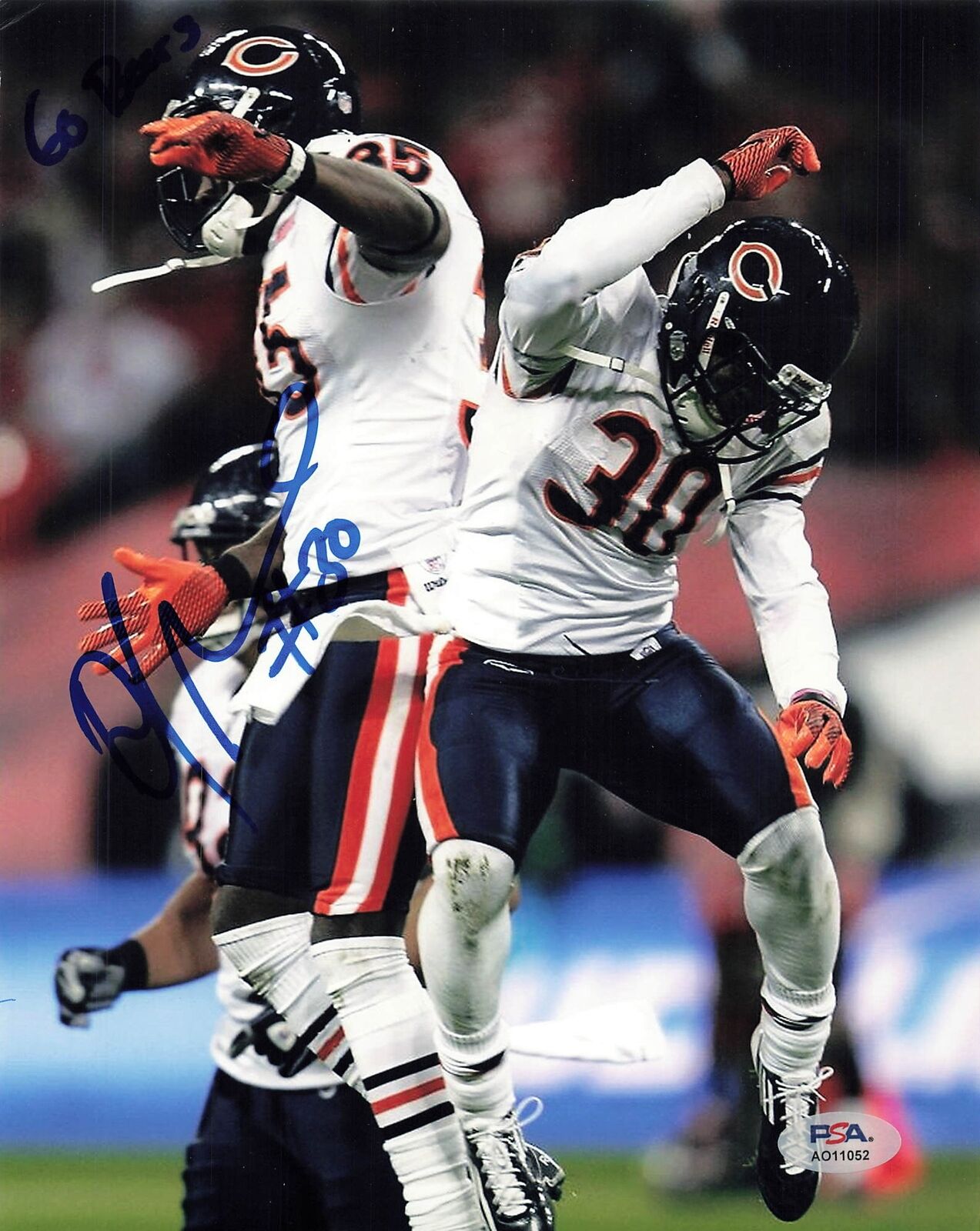 D.J. Moore Signed 8x10 photo PSA/DNA Chicago Bears Autographed