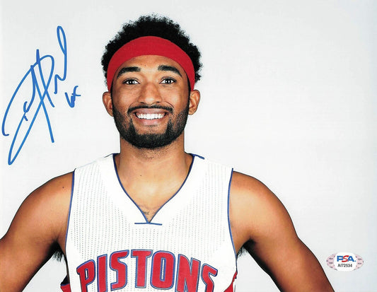 DARRUN HILLIARD signed 8x10 photo PSA/DNA Detroit Pistons Autographed