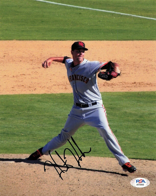 HEATH HEMBREE signed 8x10 photo PSA/DNA San Francisco Giants Autographed