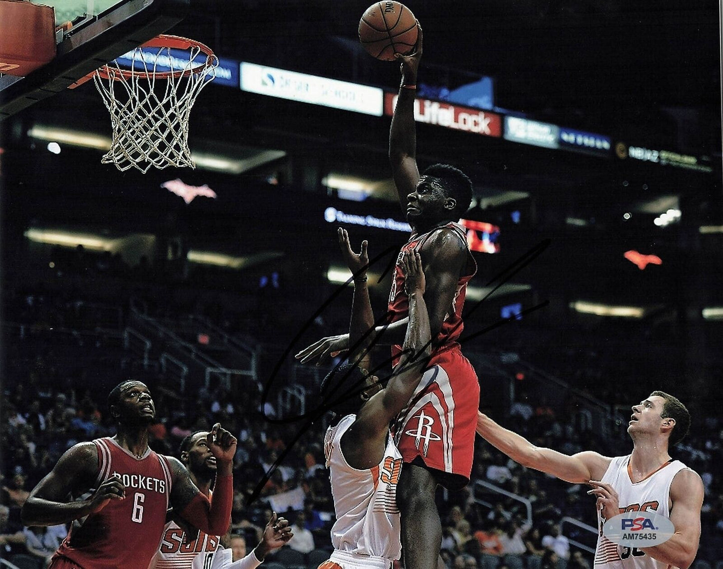 Clint Capela signed 8x10 photo PSA/DNA Houston Rockets Autographed