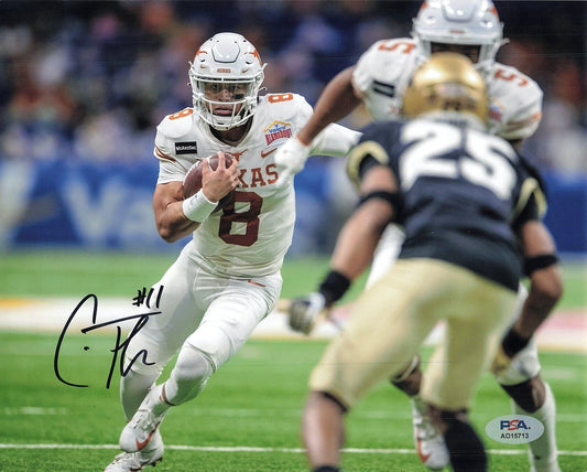 CASEY THOMPSON signed 8x10 photo PSA/DNA Texas Longhorns Autographed