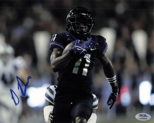 Derius Davis signed 8x10 photo PSA/DNA Autographed TCU