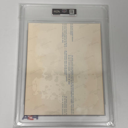 Ted Wlliams Signed 8x10 Photo PSA Encapsulated Auto Red Sox