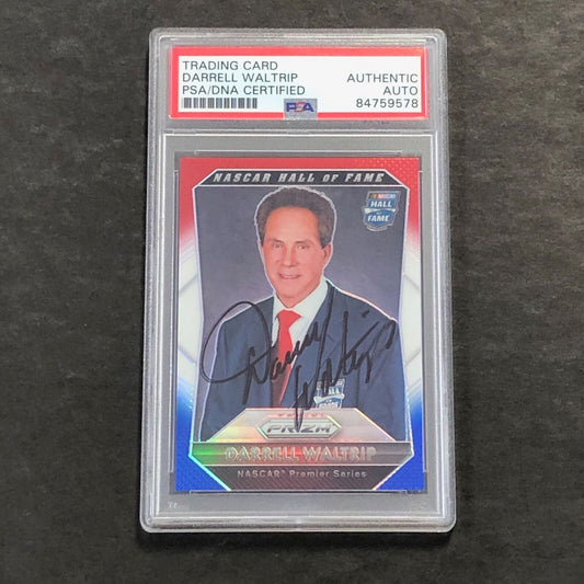 2016 Panini Prizm #93 Darrell Waltrip Signed Card AUTO PSA Slabbed Nascar