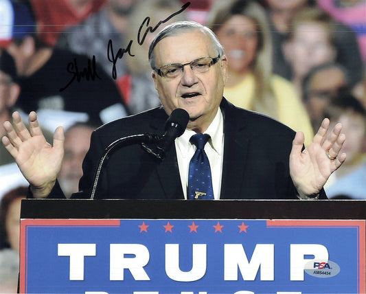 JOE ARPAIO signed 8x10 Photo PSA/DNA Autographed Politician