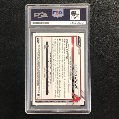 2021 Bowman Chrome Refractor #BDC-194 Jordan Lawlar Signed PSA Auto 10 RC