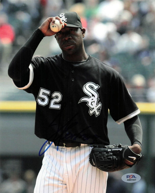 Jose Contreras signed 8x10 photo Chicago White Sox PSA/DNA Autographed