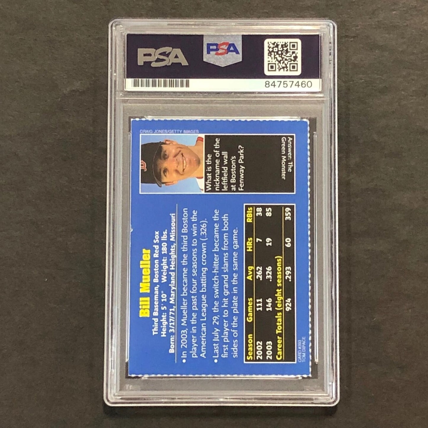 2004 Sports Illustrated for Kids #393 Bill Mueller Signed Card PSA Slabbed Auto