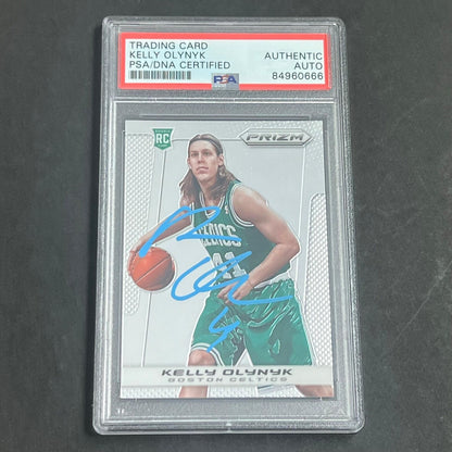 2013-14 Panini Prizm #272 Kelly Olynyk Signed Rookie Card AUTO PSA Slabbed RC Ce