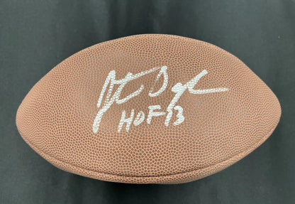 Jonathan Ogden signed Football PSA/DNA Baltimore Ravens autographed