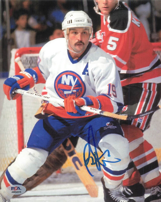 Bryan Trottier signed 8x10 photo PSA/DNA Autographed Islanders