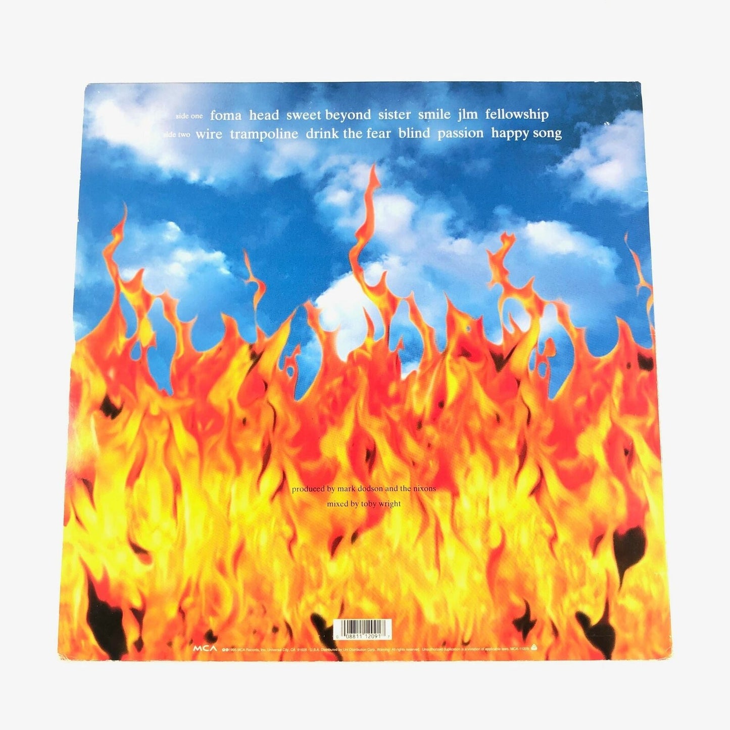 The Nixons Signed FOMA Vinyl Cover PSA/DNA Autographed