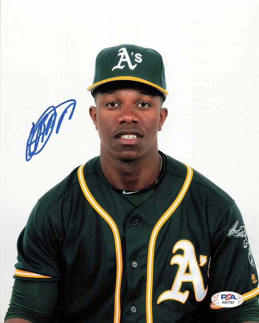 Lazaro Armenteros signed 8x10 photo PSA/DNA Oakland Athletics Autographed