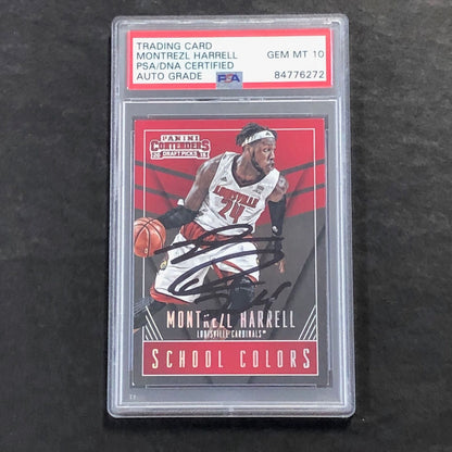 2015-16 Contenders Draft Picks School Colors #30 Montrezl Harrell Signed Card AU