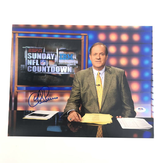 Chris Berman signed 11x14 photo PSA/DNA Countdown Autographed