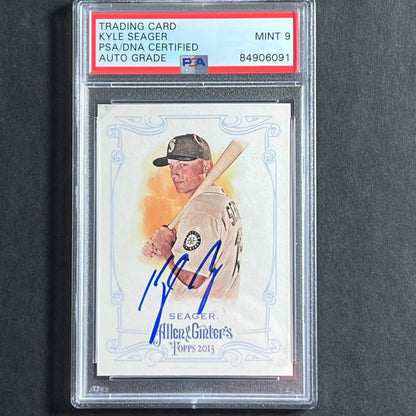 2013 Topps Allen & Ginter's #339 Kyle Seager Signed Card PSA Slabbed Auto GRADE