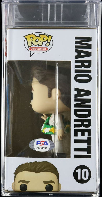 Mario Andretti Signed Funko Pop PSA/DNA Autographed Nascar Racing