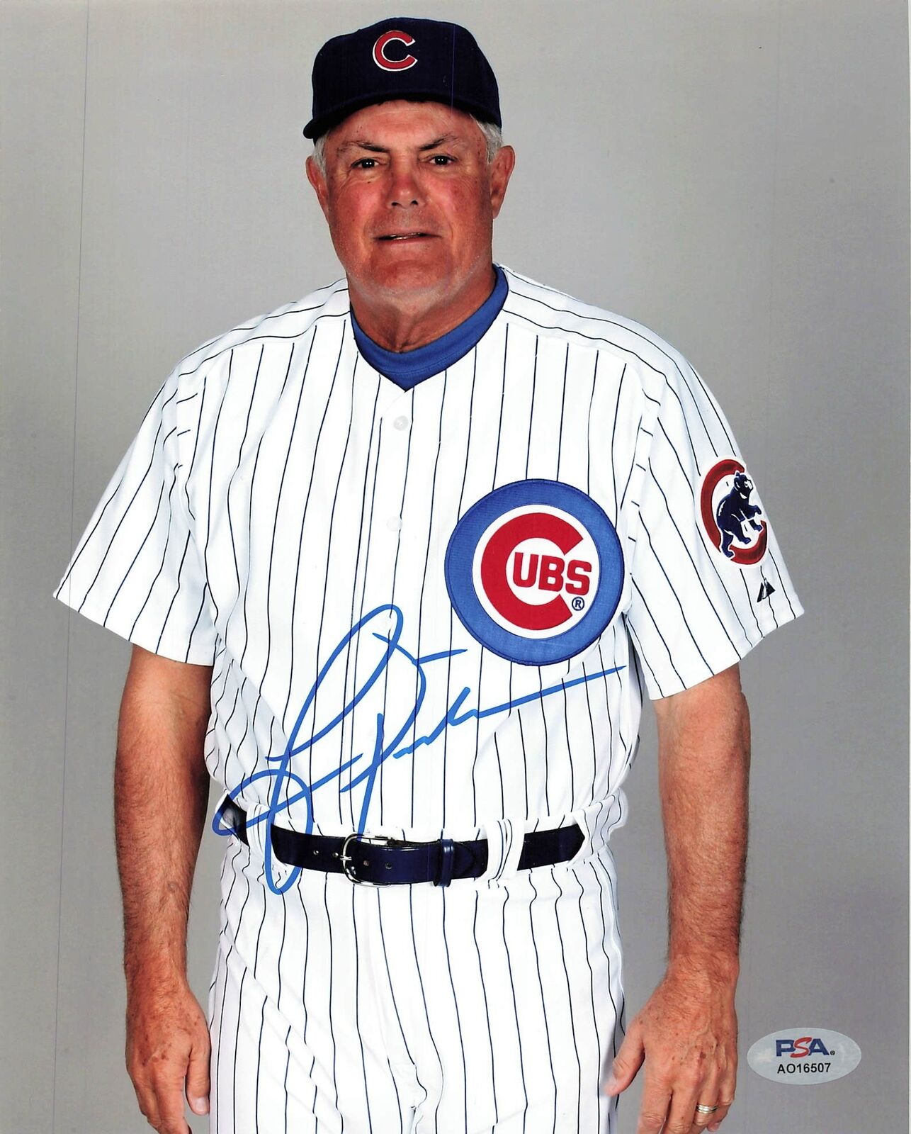 Lou Piniella signed 8x10 photo PSA/DNA Chicago Cubs Autographed