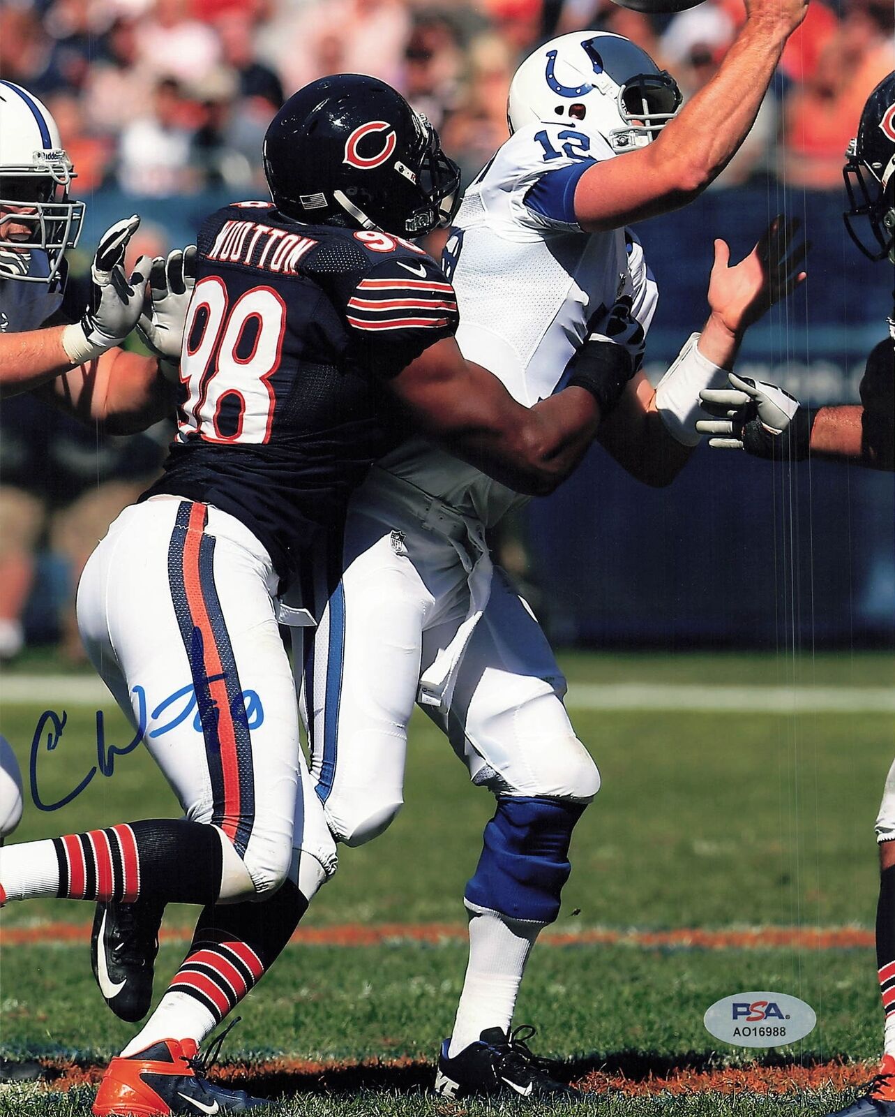 Corey Wootton Signed 8x10 photo PSA/DNA Chicago Bears Autographed