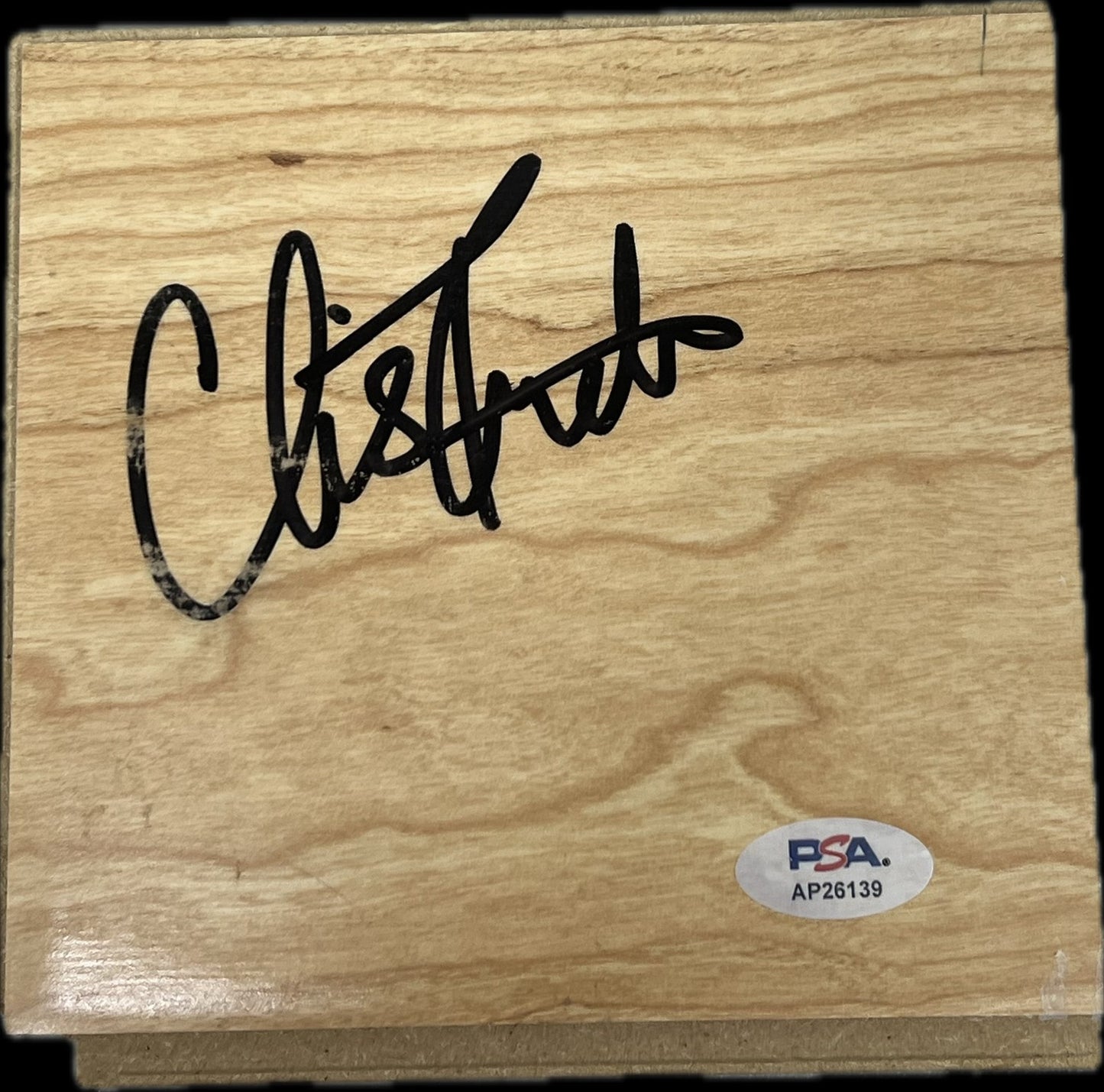 Chris Finch Signed Floorboard PSA Minnesota Timberwolves