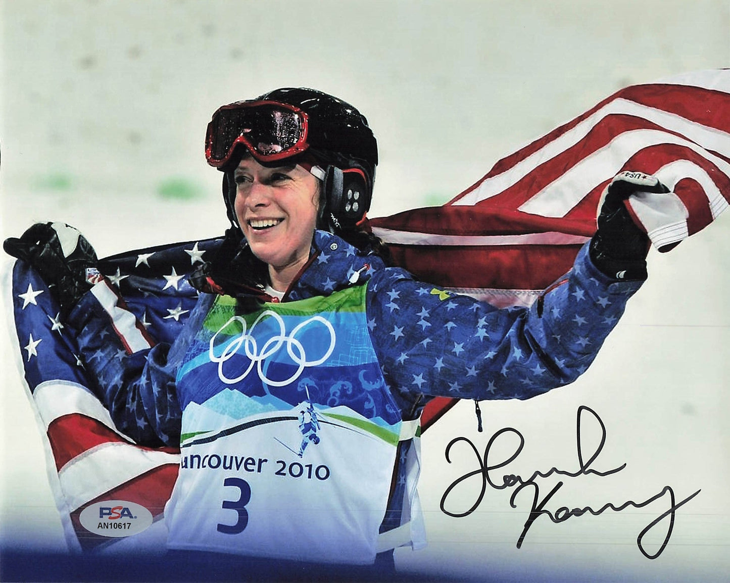 Hannah Kearney signed 8x10 photo PSA/DNA Team USA Ski Autographed