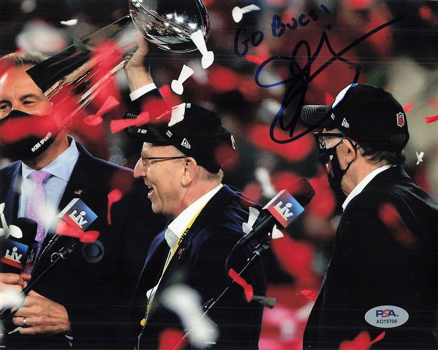 Joel Glazer signed 8x10 photo PSA/DNA Tampa Bay Buccaneers Autographed