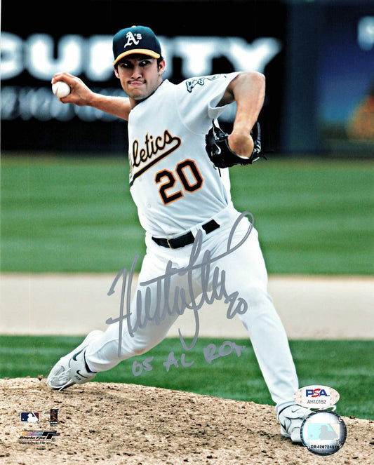 Huston Street signed 8x10 photo PSA/DNA Oakland Athletics Autographed