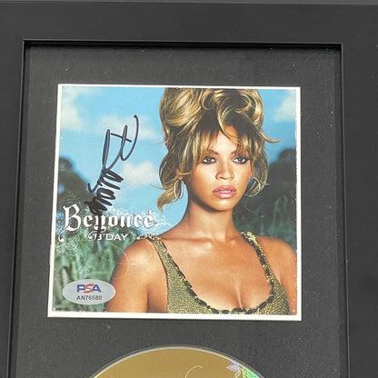 Beyonce Knowles Signed CD Cover Framed PSA/DNA Autographed B Day