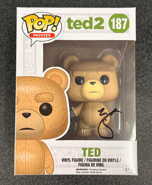 Mark Wahlberg Signed Ted Funko Pop #187 PSA/DNA Ted 2