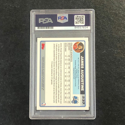 2006-07 Topps #237 James Augustine Signed Card AUTO PSA Slabbed RC Magic