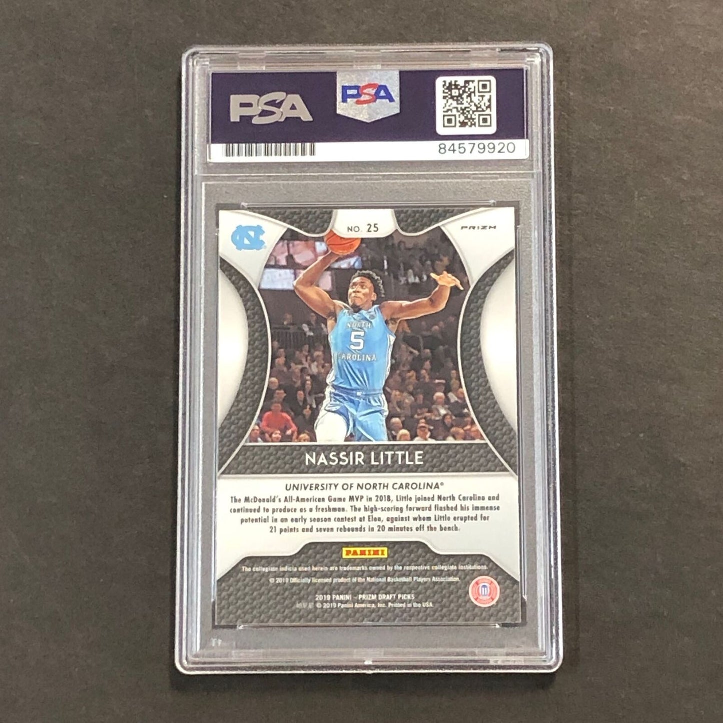 2019 Panini Prizm Draft Picks Green #25 NASSIR LITTLE Signed Rookie Card AUTO PS