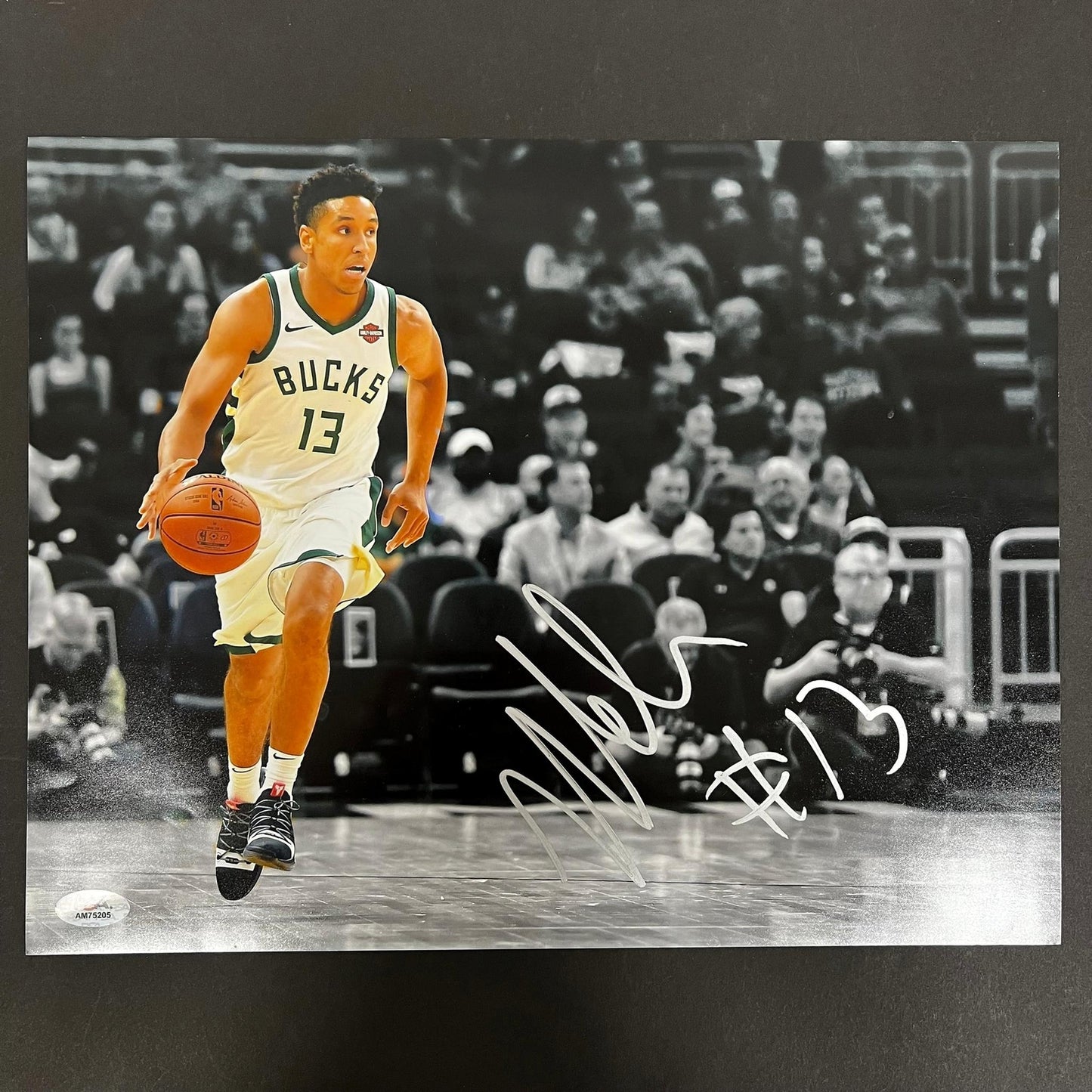 Malcolm Brogdon signed 11x14 photo PSA/DNA Milwaukee Bucks Indiana Pacers Autogr