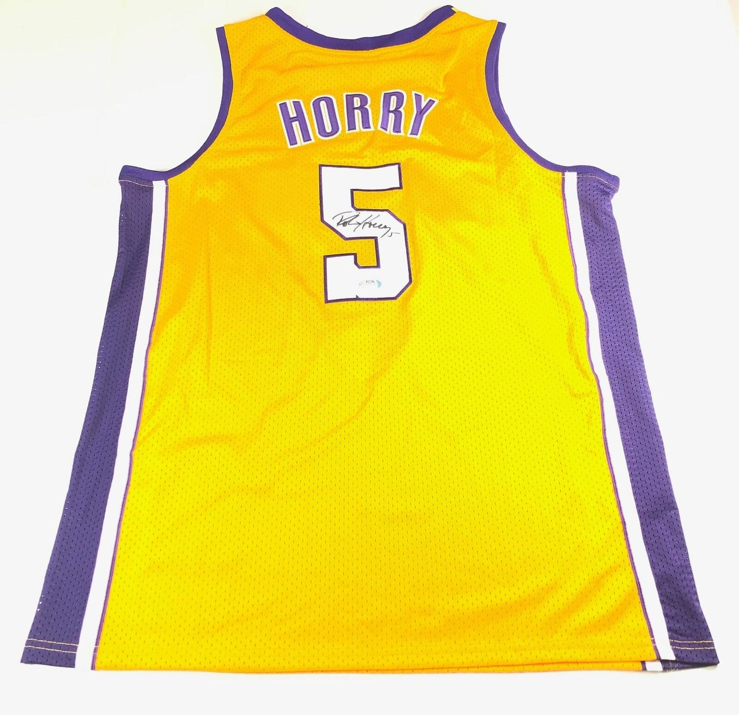 Robert Horry Signed Jersey PSA/DNA Los Angeles Lakers Autographed