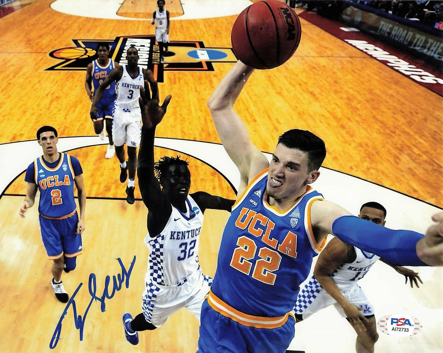 TJ Leaf Signed 8x10 Photo PSA/DNA Indiana Pacers Autographed UCLA Bruins