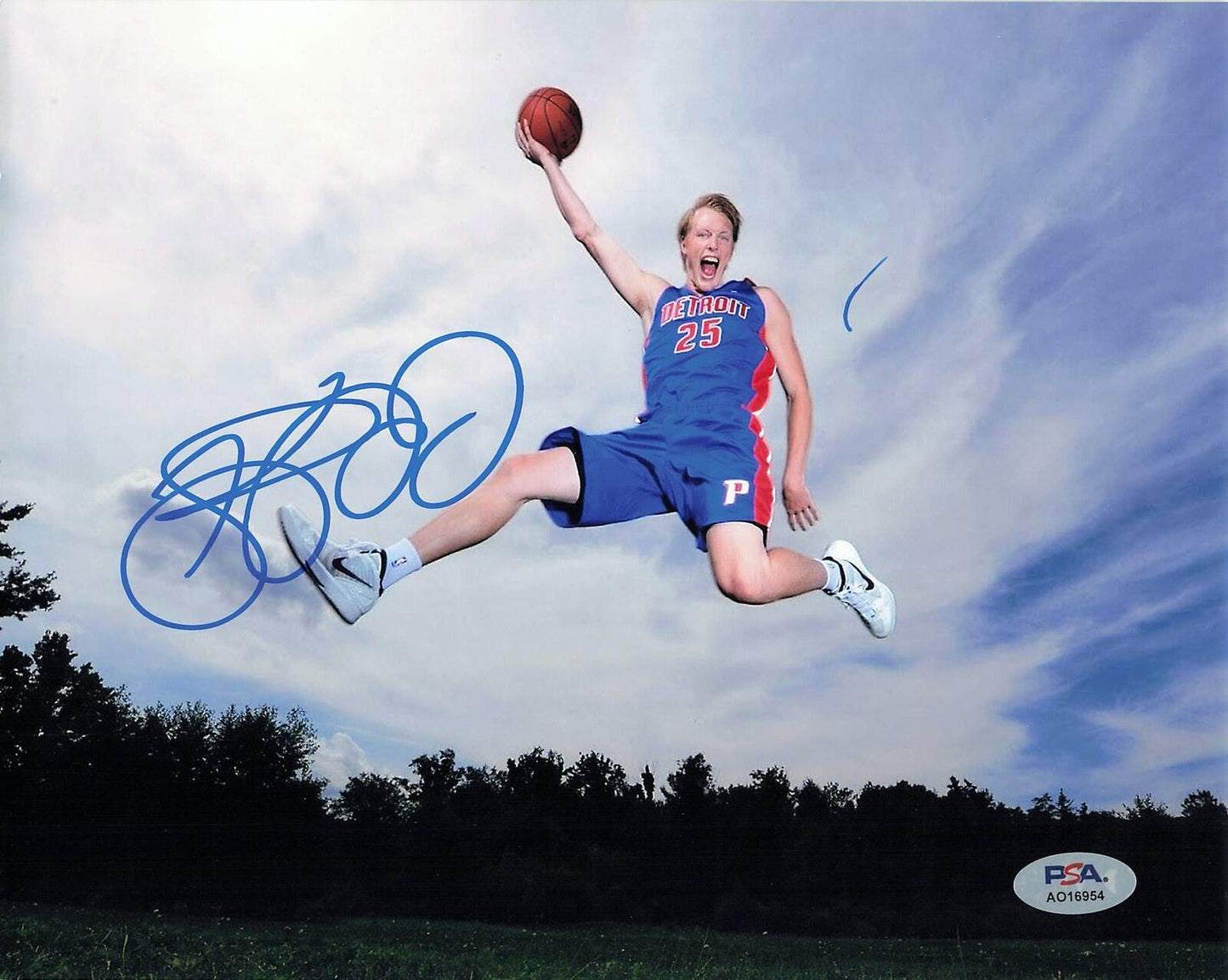 Kyle Singler signed 8x10 photo PSA/DNA Detroit Pistons Autographed