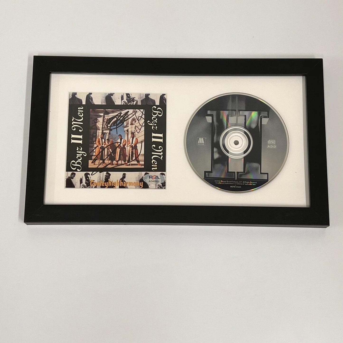 Shawn Stockman Signed Cooleyhighharmony Album CD Cover Framed PSA/DNA Autographe