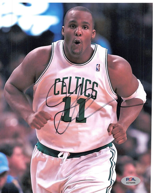 GLEN DAVIS signed 8x10 photo PSA/DNA Boston Celtics Autographed