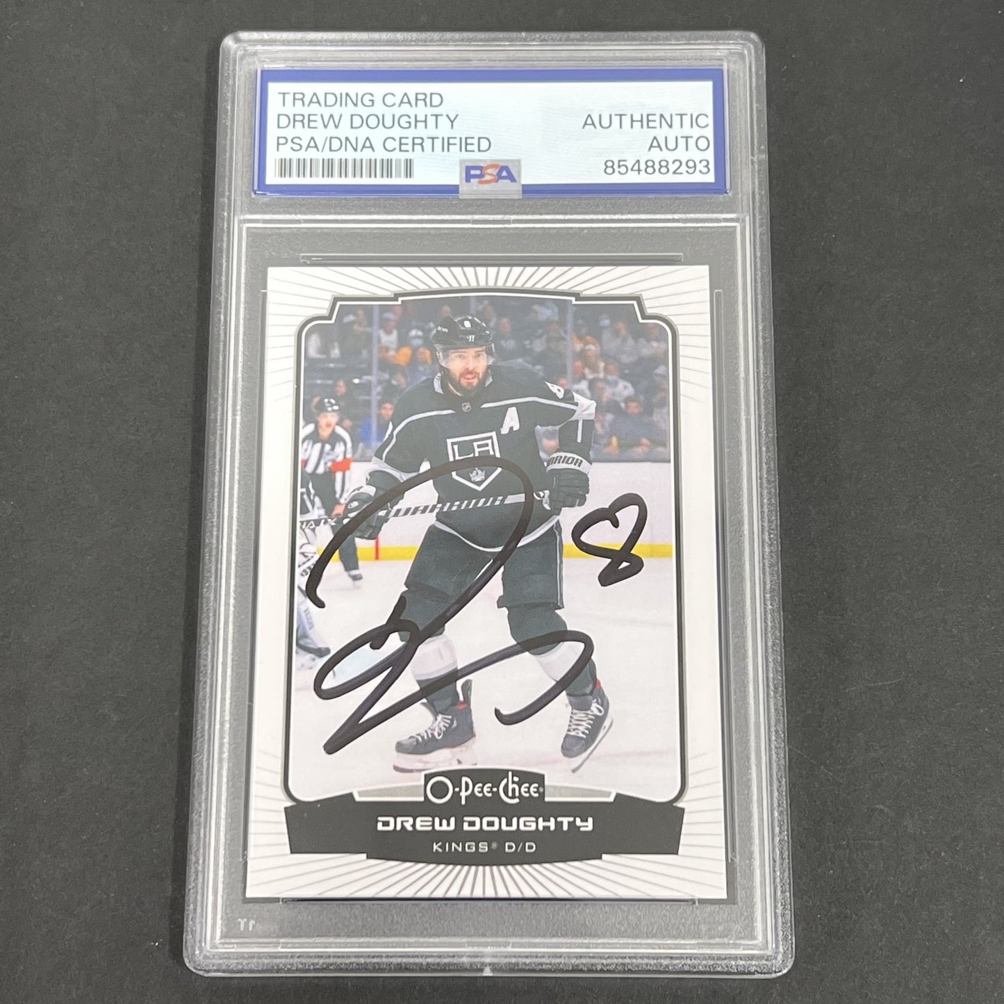 2022 #79 Drew Doughty signed card PSA