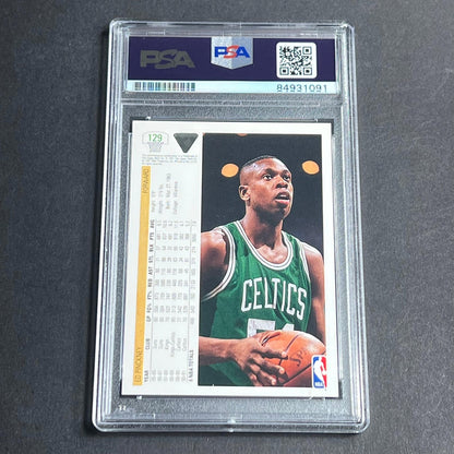 1991-92 Upper Deck #129 Ed Pinckney Signed Card AUTO PSA Slabbed Celtics
