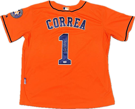 Carlos Correa signed jersey PSA/DNA Houston Astros Autographed Twins