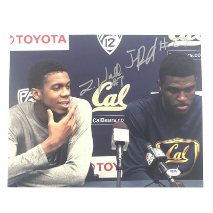 Tyrone Wallace Jabari Bird signed 11x14 photo PSA/DNA California Bears Autograph