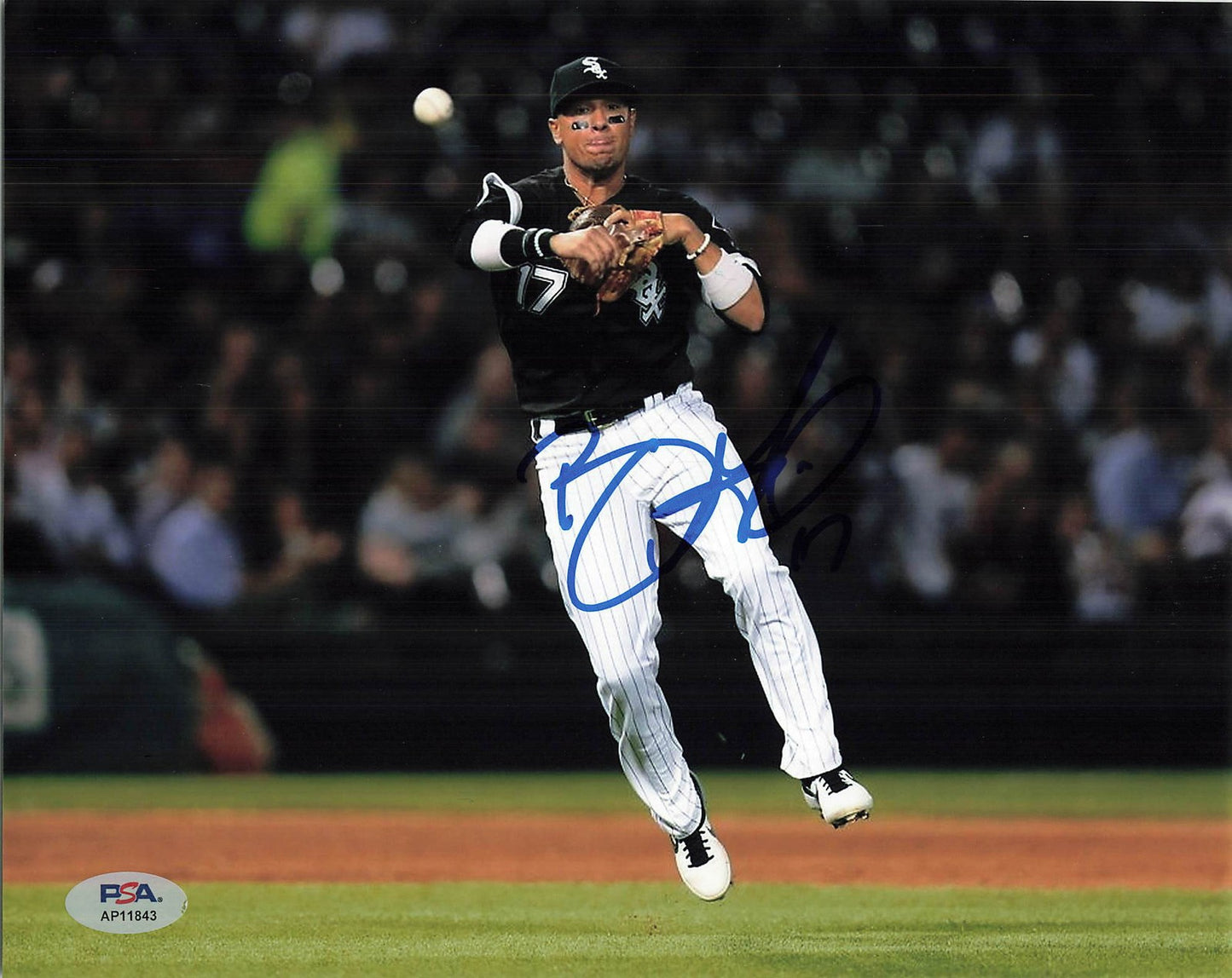 Ryan Goins Signed 8x10 Photo PSA Milwaukee Brewers