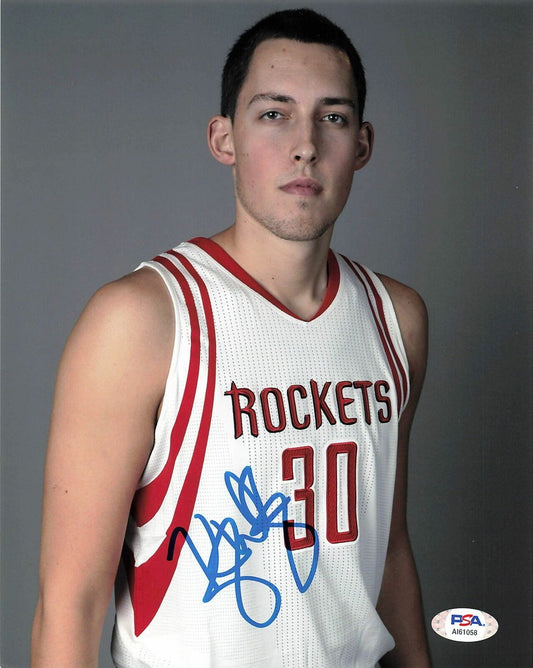 KYLE WILTJER signed 8x10 photo PSA/DNA Houston Rockets Autographed