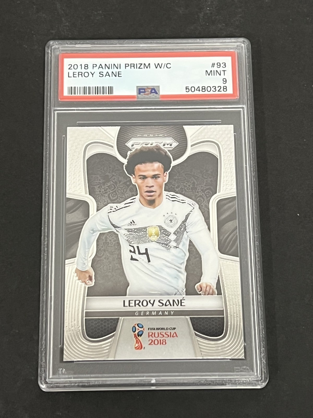 2018 Panini Prizm World Cup #93 Leroy Sane PSA 9