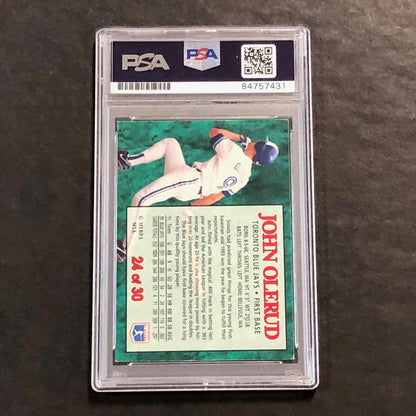 1994 Post Collection #24 John Olerud PSA/DNA Slabbed Autographed AUTO 10 Blue Ja