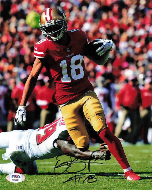 DANTE PETTIS signed 8x10 photo PSA/DNA San Francisco 49ers Autographed