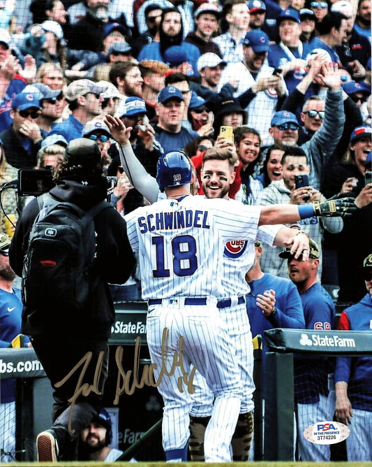 FRANK SCHWINDEL signed 8x10 photo PSA/DNA Chicago Cubs Autographed