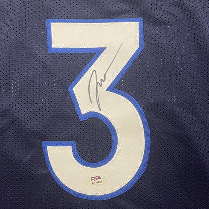 Jaden McDaniels Signed Jersey PSA Minnesota Timberwolves Autographed